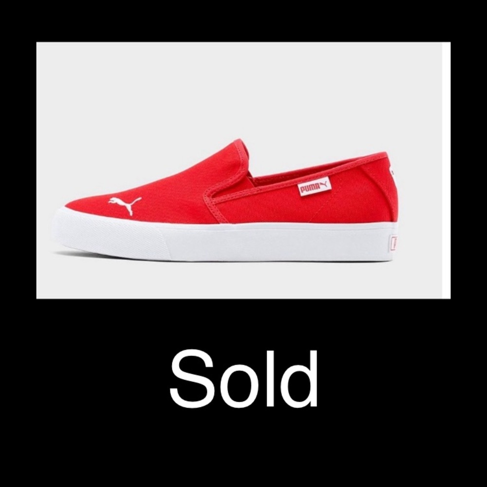 Ladies size 6 Puma Bari Cat slip on shoes nwt